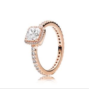 Pandora Rose Gold Timeless Elegance Ring